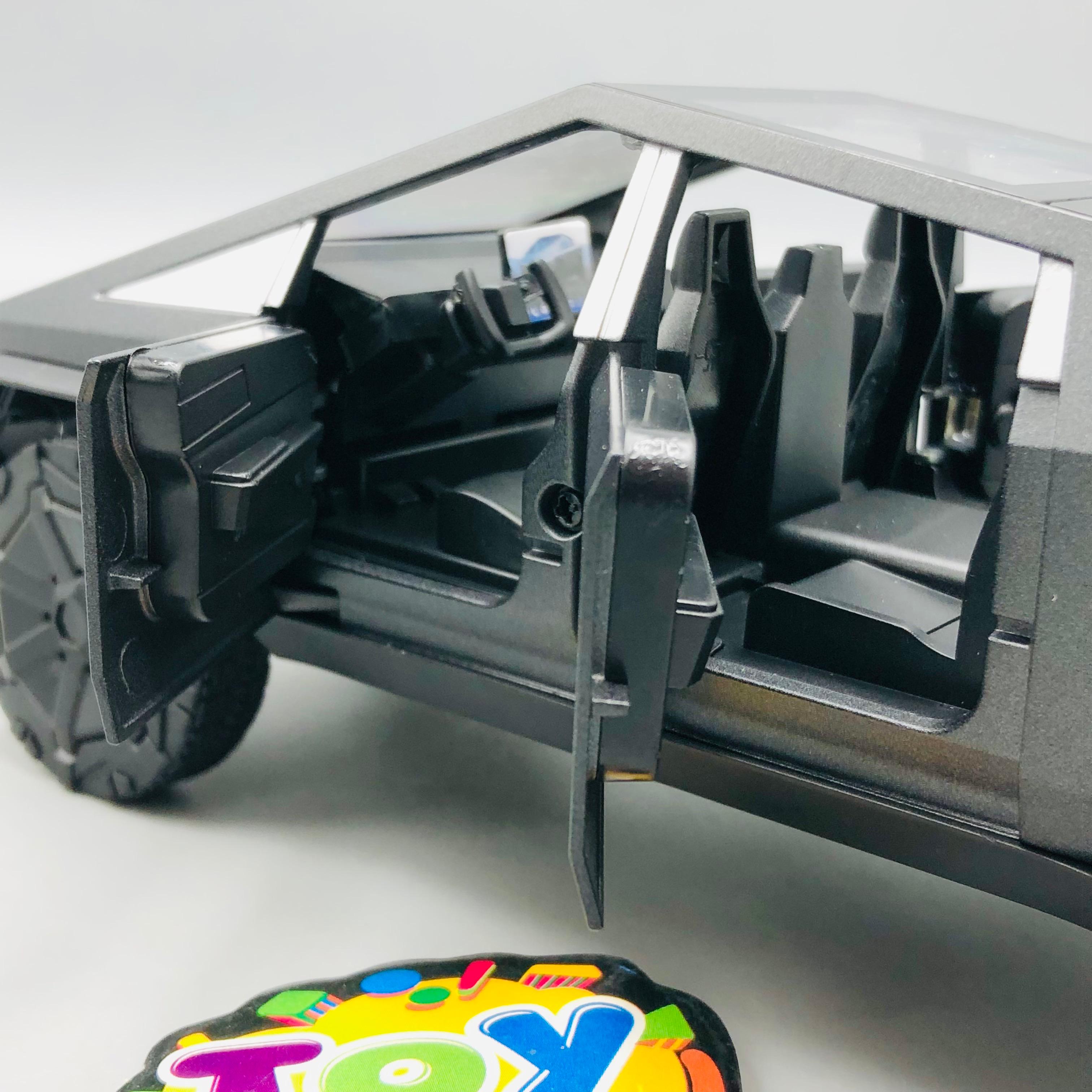 1:24 RC Diecast Tesla Model With Quad Bike