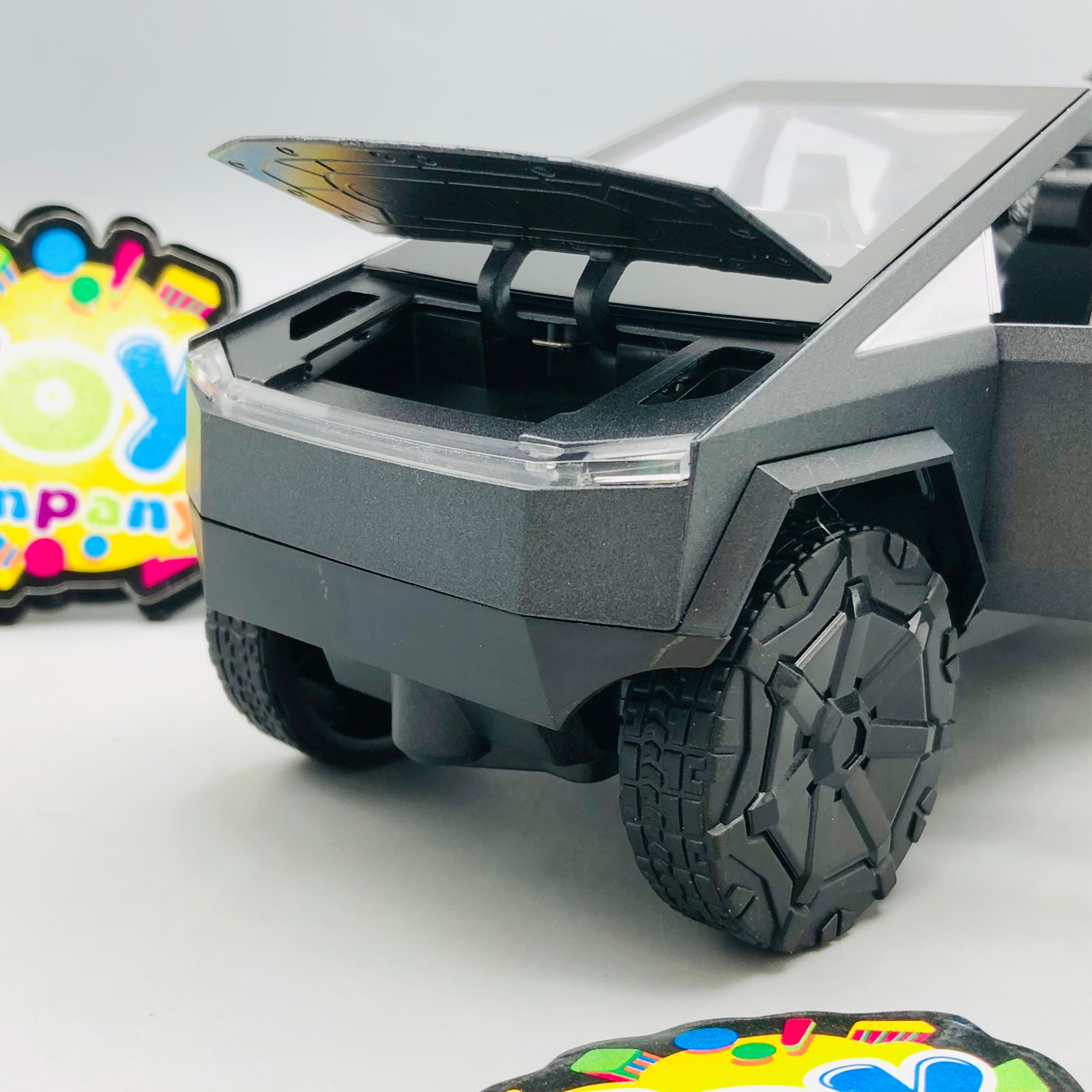 1:24 RC Diecast Tesla Model With Quad Bike