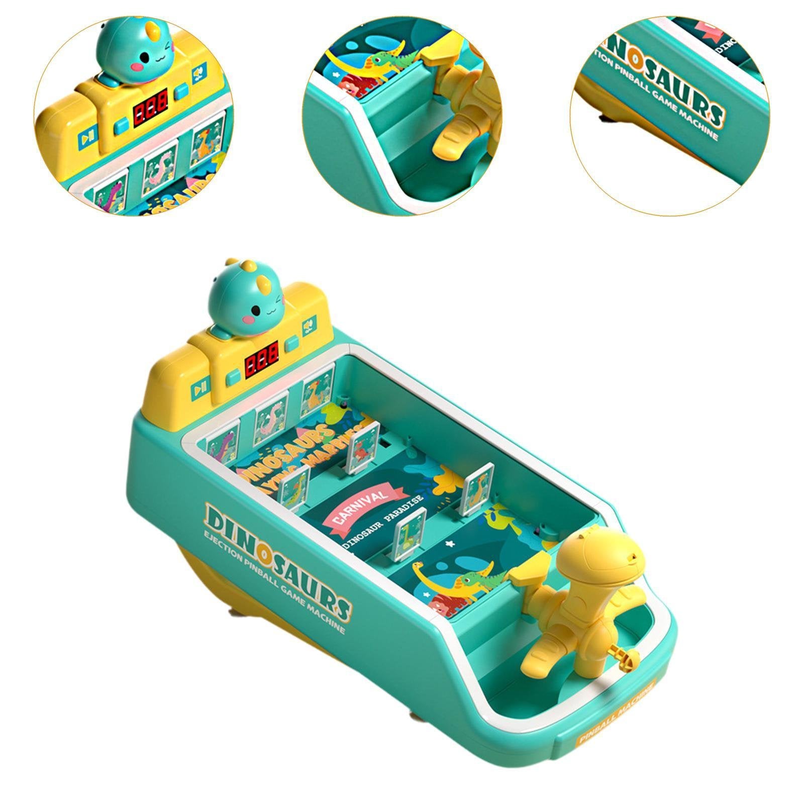 Kids Dinosaur Themed Large Pinball Shooting Machine