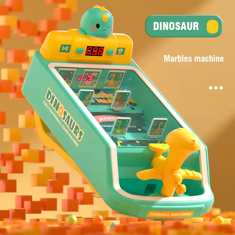 Kids Dinosaur Themed Large Pinball Shooting Machine
