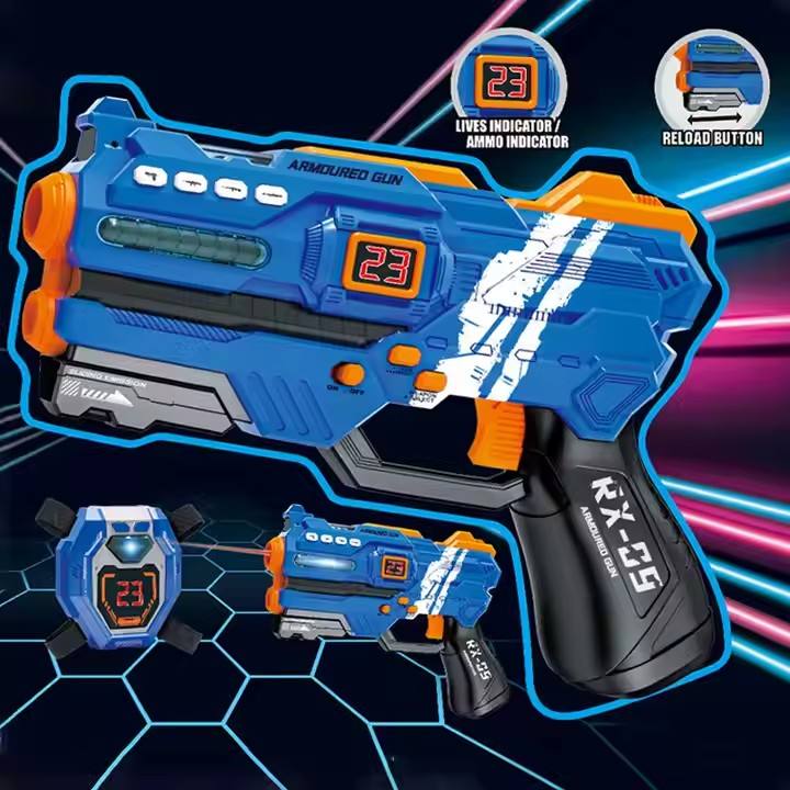 Kids Infrared Laser Tag Gun With LED Score Display