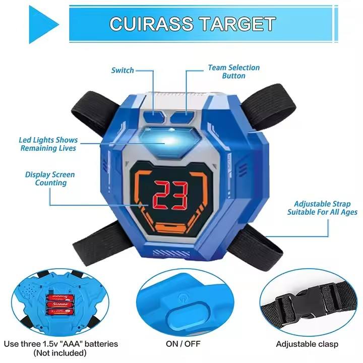 Kids Infrared Laser Tag Gun With LED Score Display