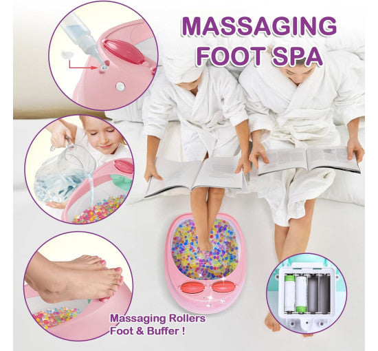 13Pcs Realistic Girls Magical Water Beads Soothing Foot Spa