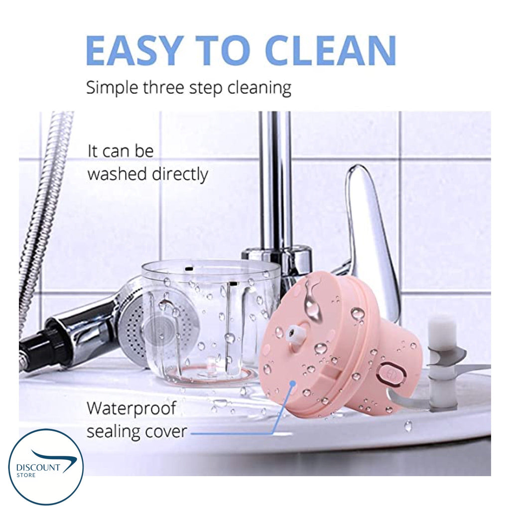 Rechargeable Electric Bowl Food Chopper (250ML) | FREE Delivery