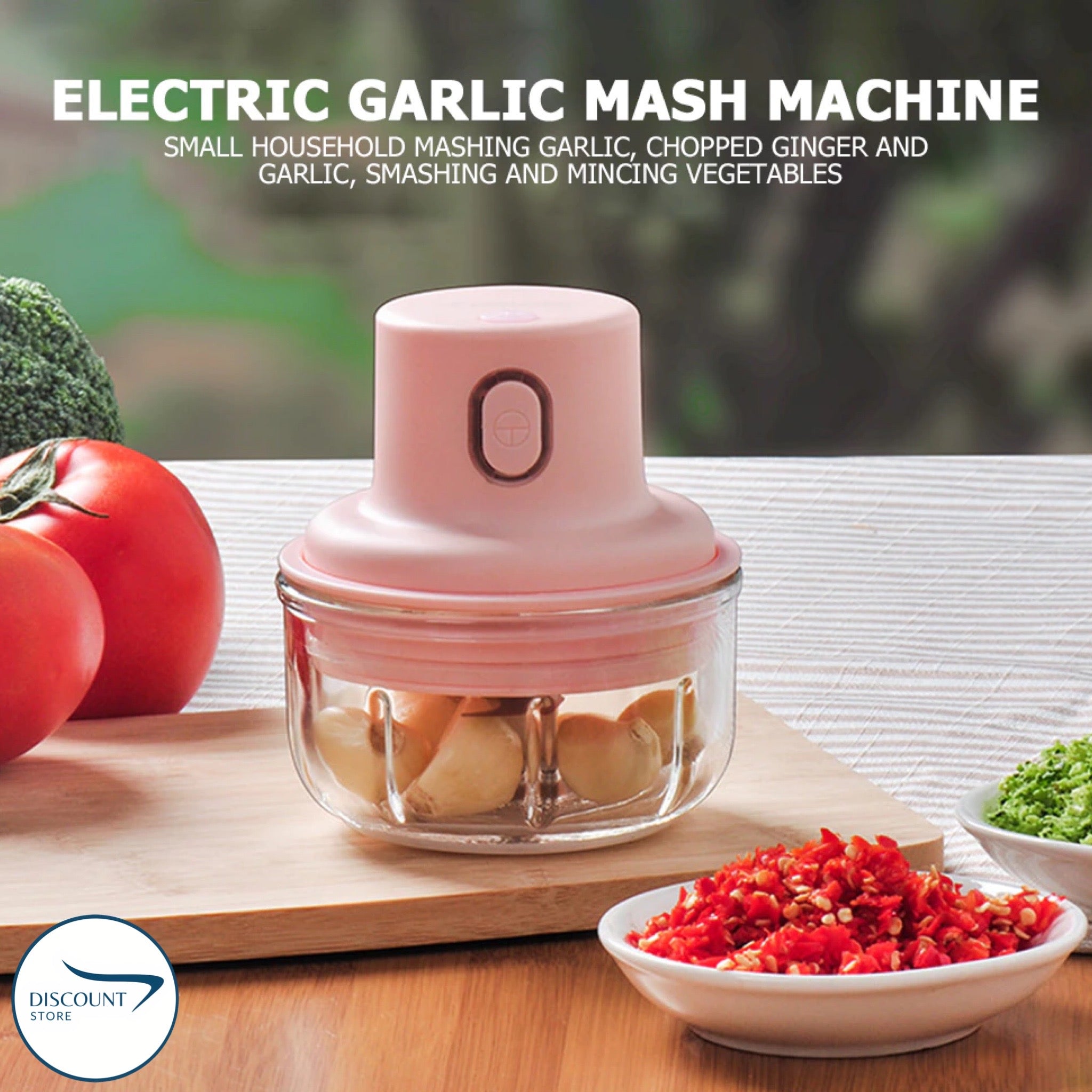 Rechargeable Electric Bowl Food Chopper (250ML) | FREE Delivery