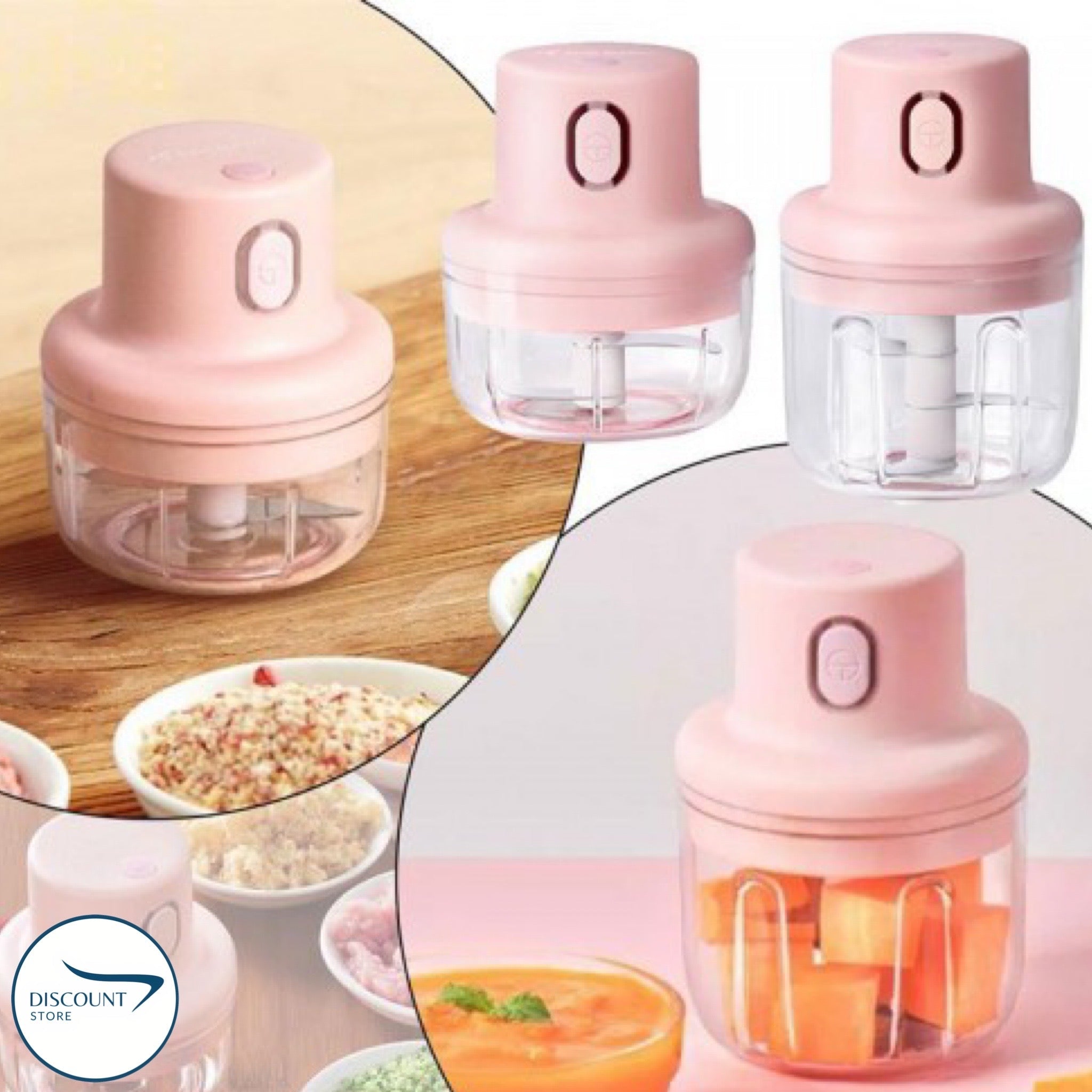 Rechargeable Electric Bowl Food Chopper (250ML) | FREE Delivery