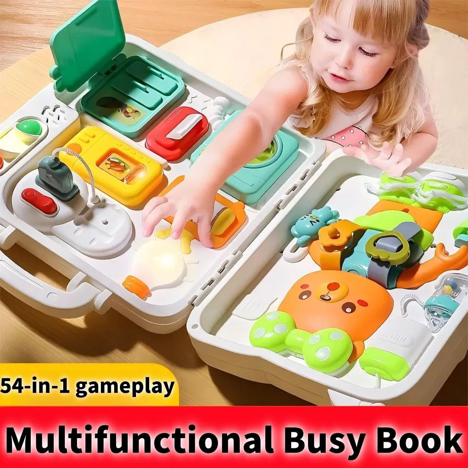 Multi-functional Montessori Puzzle Busy Book