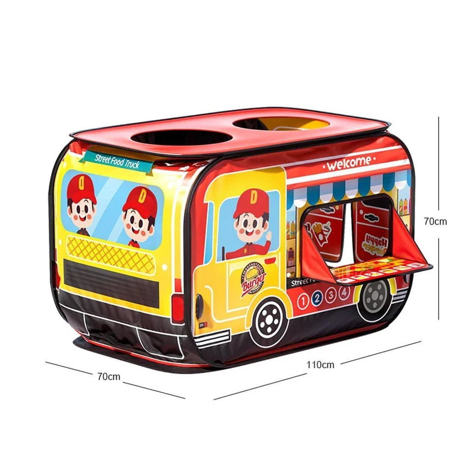 Foldable Kids Street Food Truck Design Tent House