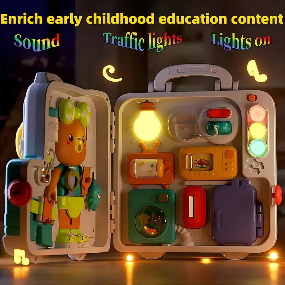 Multi-functional Montessori Puzzle Busy Book