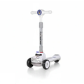 Police Themed Adjustable Height Kids Scooter With Light & Music - White